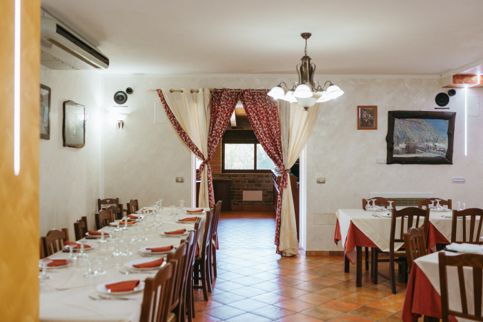 sala pranzo agriturismo